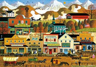 Cover art for Buffalo Games - Charles Wysocki - Pete's Gambling Hall - 300 Large Piece Jigsaw Puzzle