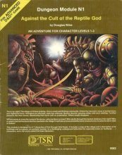 Cover art for Against the Cult of the Reptile God: An Adventure for Character, Levels 1-3 (Advanced Dungeons & Dragons Module, No. N1)