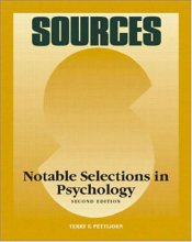 Cover art for Sources: Notable Selections in Psychology