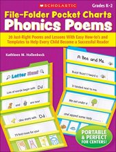 Cover art for File-Folder Pocket Charts: Phonics Poems: 20 Just-Right Poems and Lessons With Easy How-to’s and Templates to Help Every Child Become a Successful Reader