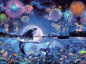 Cover art for Buffalo Games - The Dramatic Night - 1000 Piece Jigsaw Puzzle Multicolor, 26.75"L X 19.75"W