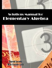 Cover art for Solutions Manual for Elementary Algebra