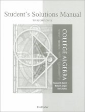 Cover art for Student's Solutions Manual to accompany College Algebra with Trigonometry