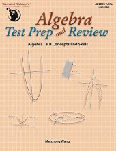 Cover art for Algebra Test Prep and Review Algebra I and II Concepts and Skills