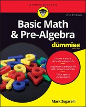 Cover art for Basic Math & Pre-Algebra For Dummies (For Dummies (Lifestyle))