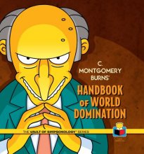 Cover art for C. Montgomery Burns' Handbook of World Domination