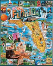 Cover art for White Mountain Puzzles Florida - 1000 Piece Jigsaw Puzzle