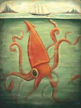 Cover art for New York Puzzle Company - Dream World Kraken Underneath - 500 Piece Jigsaw Puzzle