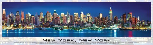 Cover art for Buffalo Games Panoramic Puzzle, New York City Glow in the Dark - 750pc Jigsaw Puzzle