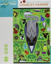 Cover art for Charley Harper: Secret Sanctuary 500-Piece Jigsaw Puzzle (Pomegranate Artpiece Puzzle)