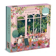 Cover art for Galison Florette Puzzle, 500 Pieces, 20” x 20” – Floral Jigsaw Puzzle with a Beautiful Illustration by Victoria Ball – Thick Sturdy Pieces, Challenging Family Activity, Makes a Great Gift