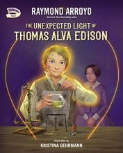 Cover art for The Unexpected Light of Thomas Alva Edison (Turnabout Tales)