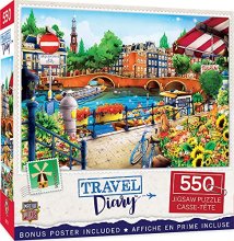 Cover art for MasterPieces 550 Piece Jigsaw Puzzle for Adults, Family, Or Kids - Amsterdam - 18"x24"