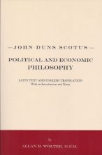 Cover art for John Duns Scotus: Political and Economic Philosophy