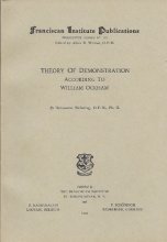 Cover art for Theory of Demonstration According to William of Ockham