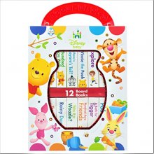 Cover art for Disney Baby - Winnie the Pooh - My First Library Board Book Block 12-Book Set - First Words, Counting, and More! - PI Kids