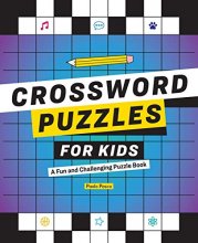 Cover art for Crossword Puzzles for Kids: A Fun and Challenging Puzzle Book