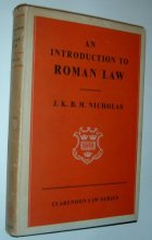 Cover art for An introduction to Roman law