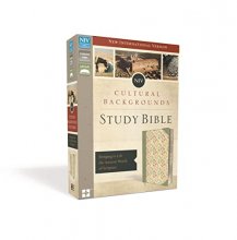Cover art for NIV, Cultural Backgrounds Study Bible, Leathersoft, Green, Red Letter Edition: Bringing to Life the Ancient World of Scripture