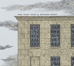 Cover art for Edward Gorey's The West Wing