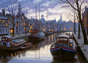 Cover art for Ravensburger Life on The Canal 1000 Piece Jigsaw Puzzle for Adults - 82008 - Every Piece in Unique, Softclick Technology Means Pieces Fit Together Perfectly