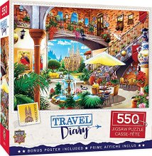 Cover art for MasterPieces 550 Piece Jigsaw Puzzle for Adults, Family, Or Kids - Barcelona - 18"x24"