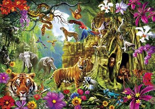 Cover art for Buffalo Games - Amazing Nature Collection - Jungle Discovery - 500 Piece Jigsaw Puzzle Multicolor, 21.25"L X 15"W