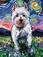 Cover art for Buffalo Games - Westie Night - 750 Piece Jigsaw Puzzle