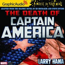 Cover art for DEATH OF CAPTAIN AMERICA AUDIO cd, 5cds, 6hrs