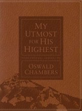 Cover art for My Utmost for His Highest Devotional Journal: Updated Language (Authorized Oswald Chambers Publications)