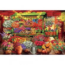 Cover art for Ceaco Flower Market Jigsaw Puzzle
