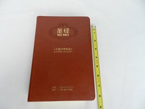 Cover art for Chinese - English Holy Bible / Chinese - English Standard Version ESV / Brown Leather Cover, Golden Edges, Thumb Index