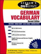 Cover art for Schaum's Outlines of German Vocabulary