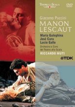 Cover art for Puccini - Manon Lescaut / Cura, Guleghina, Gallo, Roni, Berti, Banditelli, Mori, Bolognesi, Muti, La Scala Opera