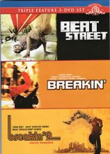 Cover art for triple feature3-DVD set, beat street, breakin', breakin' 2