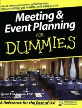 Cover art for Meeting & Event Planning For Dummies