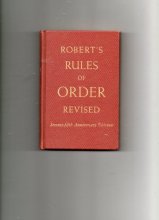 Cover art for Robert's rules of Order Revised 75th Anniversary Edition
