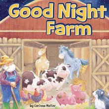 Cover art for Good Night Farm - Little Hippo Books - Children's Padded Board Book