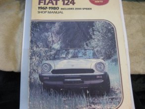 Cover art for Fiat 124 Coupe Spider and 2000 Spider Includes Turbo Spider 1971-1984 Shop Manual A156