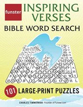 Cover art for Funster Inspiring Verses Bible Word Search - 101 Large-Print Puzzles: Exercise Your Brain, Nourish Your Spirit