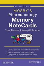 Cover art for Mosby's Pharmacology Memory NoteCards: Visual, Mnemonic, and Memory Aids for Nurses