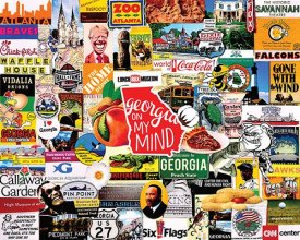 Cover art for White Mountain Puzzles I Love Georgia - 1000 Piece Jigsaw Puzzle