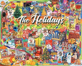 Cover art for White Mountain Puzzles The Holidays - 1000 Piece Jigsaw Puzzle