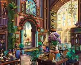 Cover art for White Mountain Puzzles Botanical Library - 1000 Piece Jigsaw Puzzle