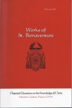 Cover art for Saint Bonaventure's Disputed Questions on the Knowledge of Christ (Works of Saint Bonaventure - Volume IV)