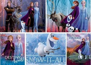 Cover art for Ceaco Disney Frozen II 5 in 1 Multipack Jigsaw Puzzles, (2) 300 Pieces, (2) 500 Pieces, (1) 750 Pieces