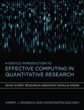 Cover art for A Gentle Introduction to Effective Computing in Quantitative Research: What Every Research Assistant Should Know (The MIT Press)