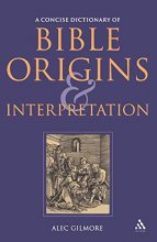 Cover art for A Concise Dictionary of Bible Origins and Interpretation