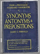 Cover art for Funk and Wagnalls Standard Handbook of Synonyms, Antonyms, and Prepositions.