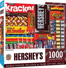 Cover art for MasterPieces 1000 Piece Jigsaw Puzzle for Adults, Family, Or Kids - Hershey's Matrix - 19.25"x26.75"